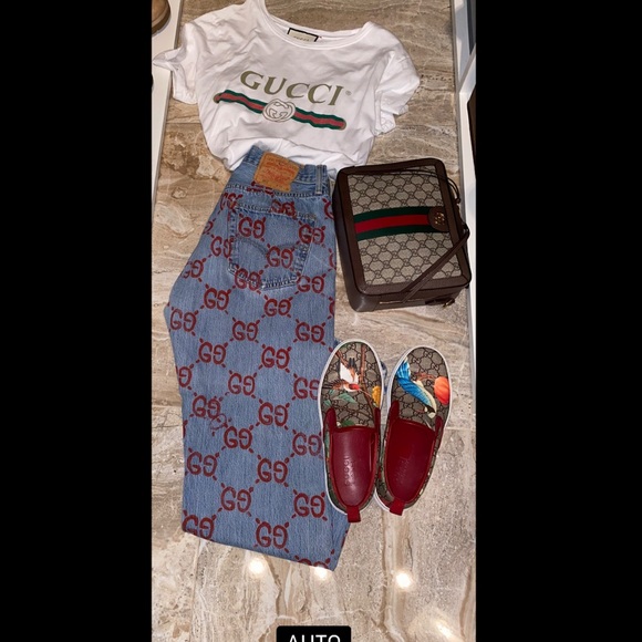 SOLD!! 🥳🎉HP🥳🎉Gucci slip on Dublin’s Tian GG - Picture 9 of 10
